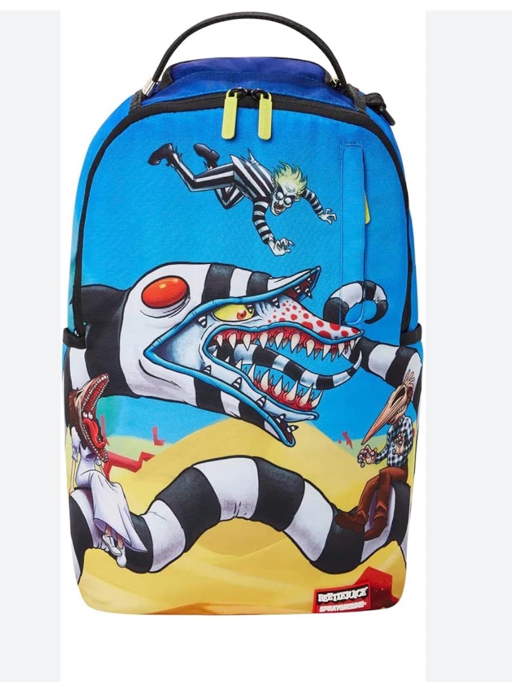 NWT Sprayground x Beetlejuice Strange Sandworm Backpack - Limited Edition